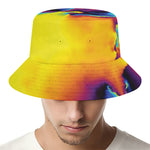 Psychedelic Acid Print Bucket Hat
