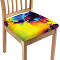 Psychedelic Acid Print Chair Cushion Cover