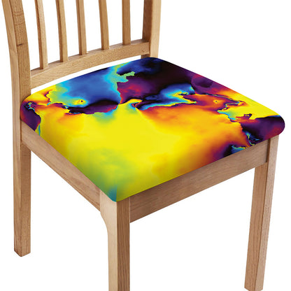 Psychedelic Acid Print Chair Cushion Cover