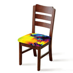 Psychedelic Acid Print Chair Cushion Cover