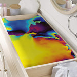 Psychedelic Acid Print Changing Pad Cover