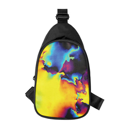 Psychedelic Acid Print Chest Bag