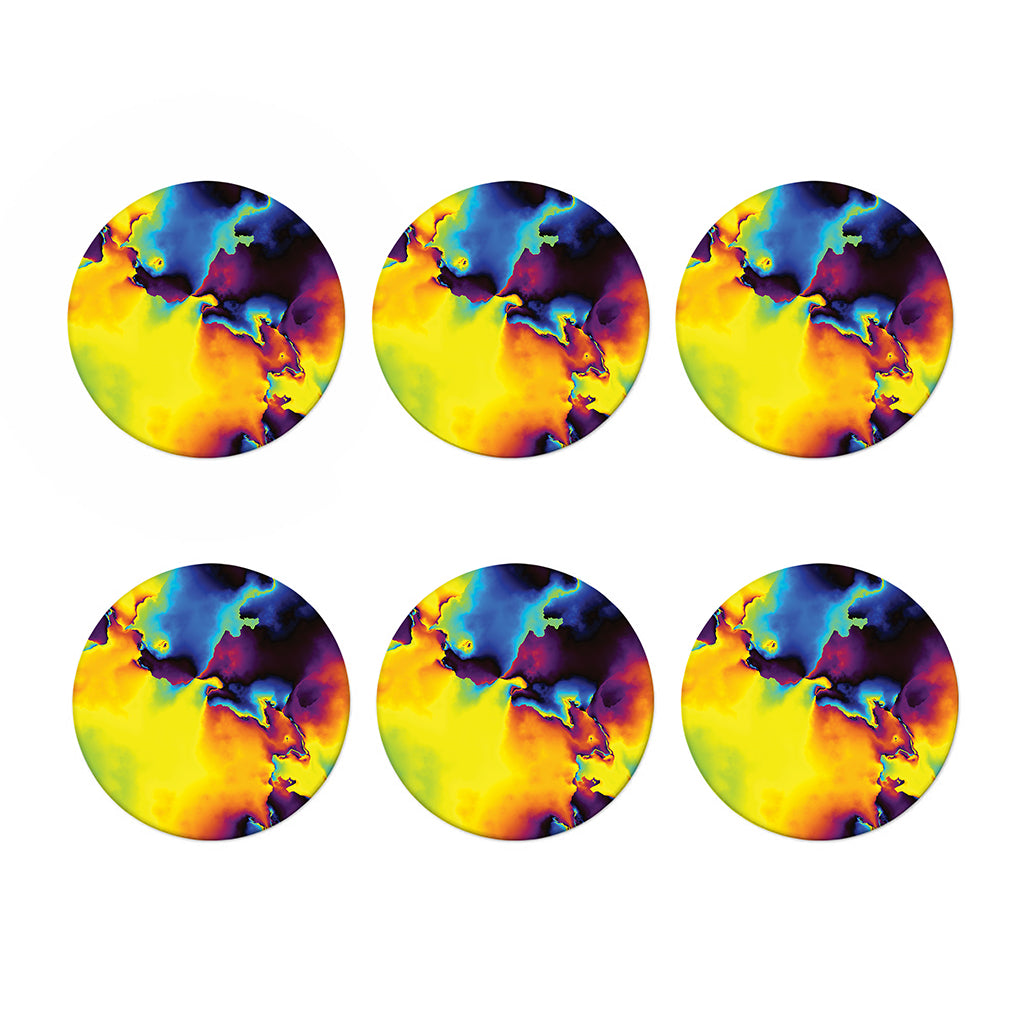 Psychedelic Acid Print Coaster Set