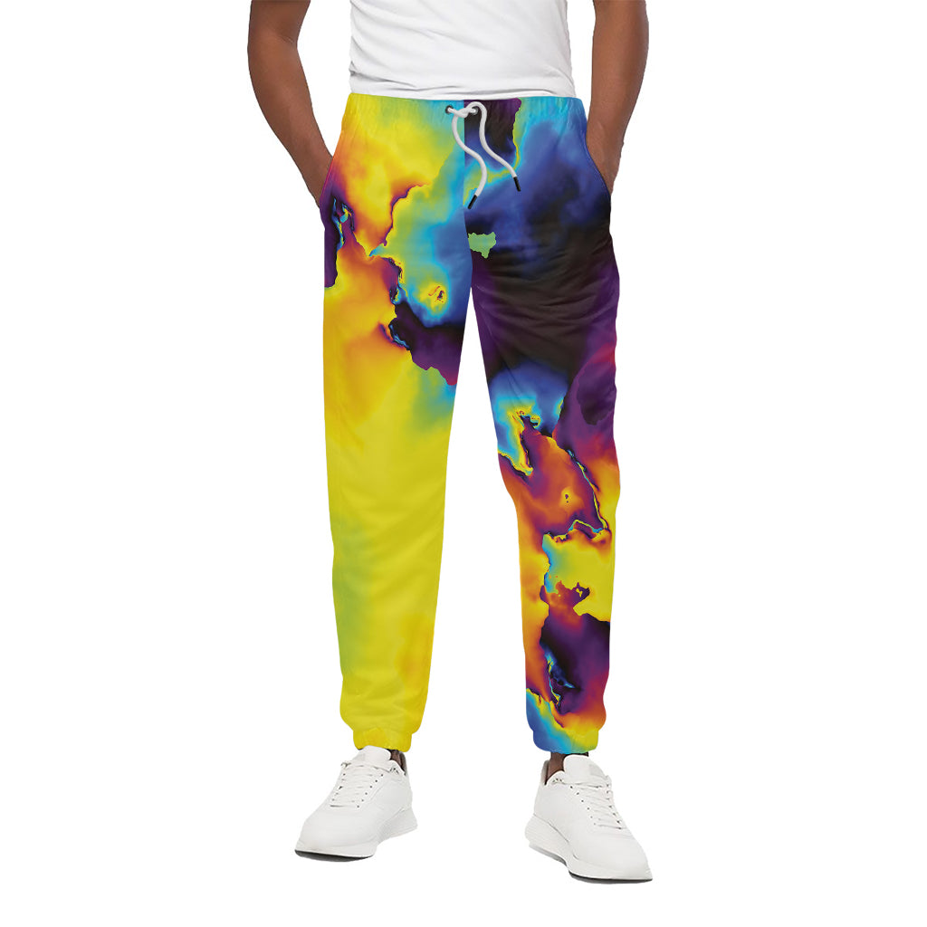 Psychedelic Acid Print Cotton Pants