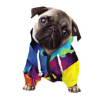 Psychedelic Acid Print Dog Zip Up Hoodie