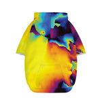 Psychedelic Acid Print Dog Zip Up Hoodie