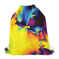 Psychedelic Acid Print Drawstring Bag