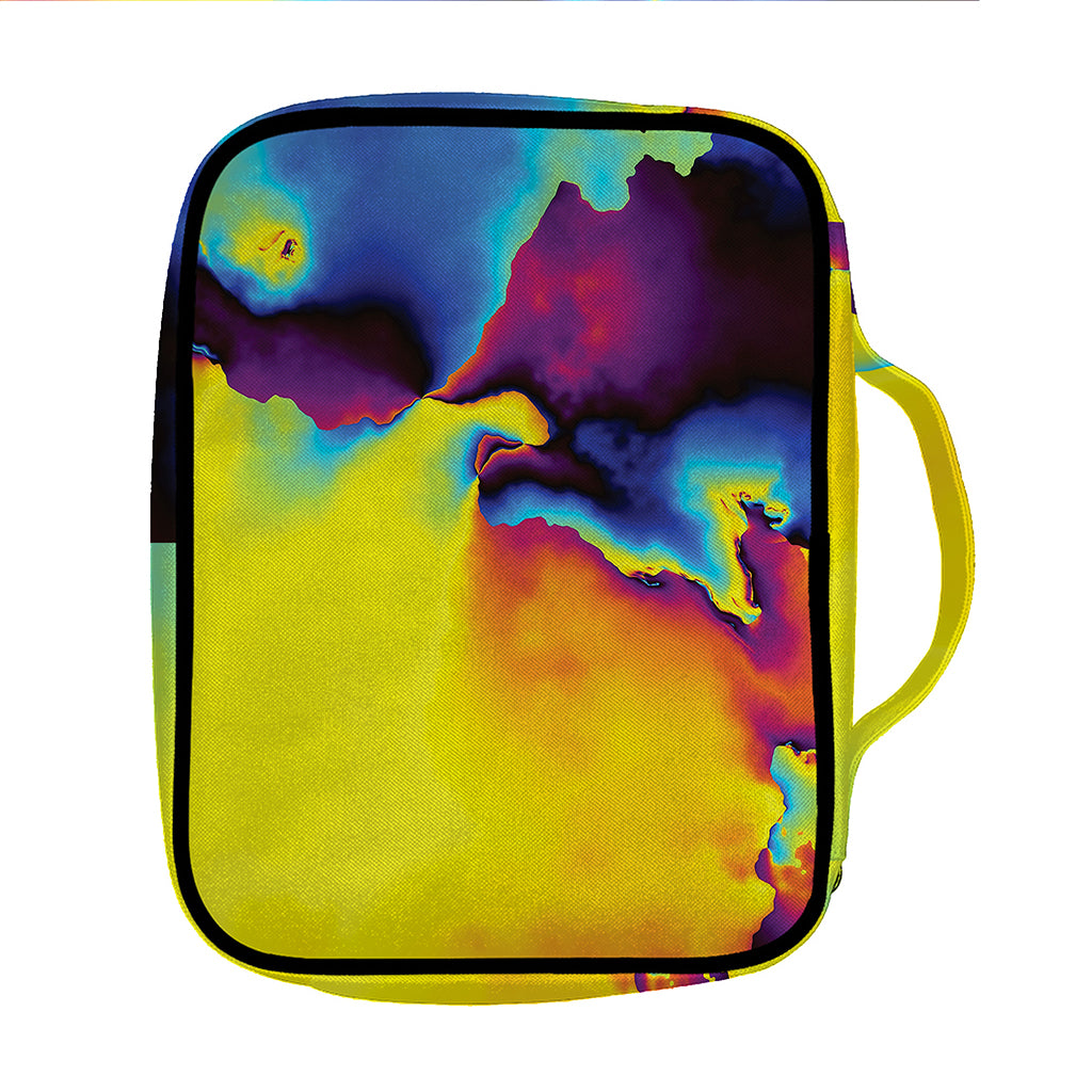 Psychedelic Acid Print Front Pocket Bible Bag