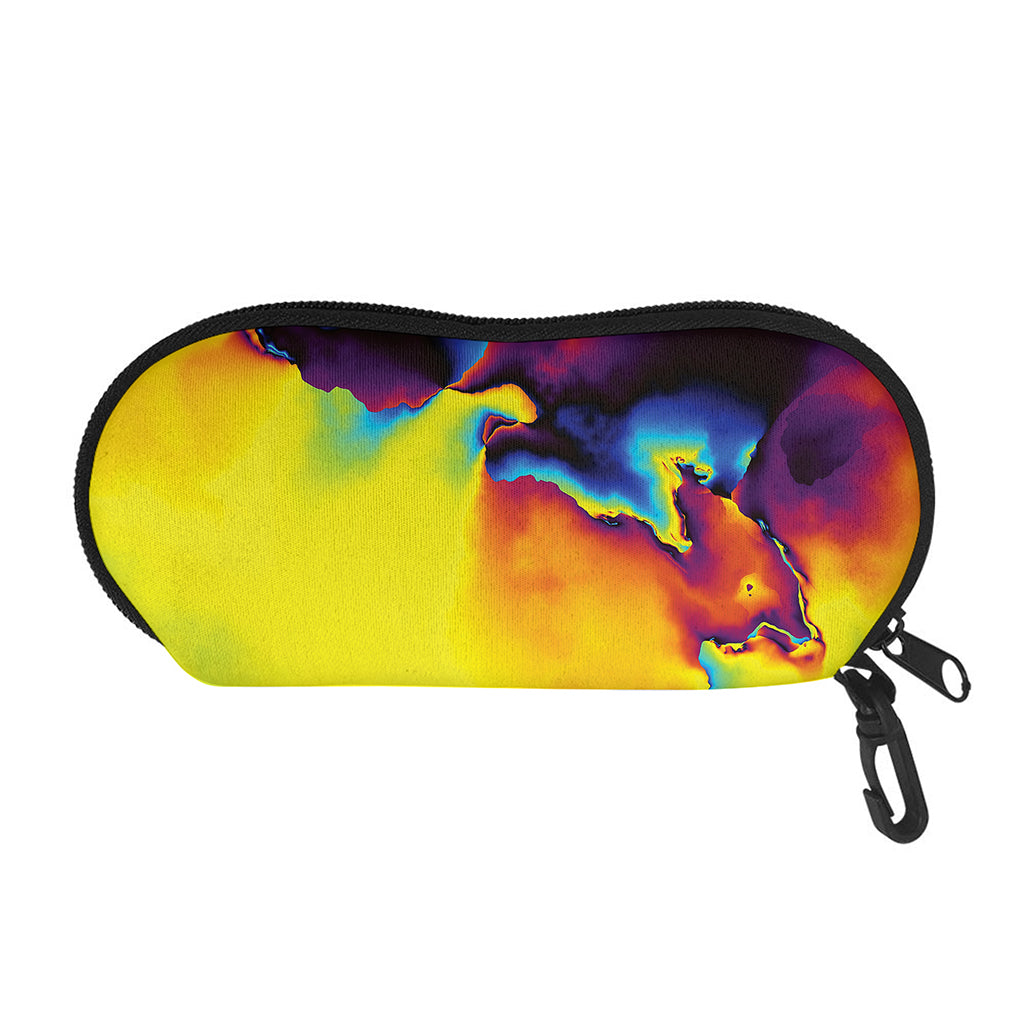 Psychedelic Acid Print Glasses Case