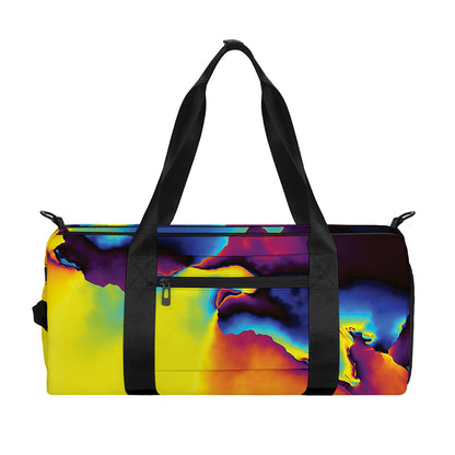 Psychedelic Acid Print Gym Bag