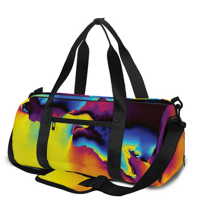 Psychedelic Acid Print Gym Bag