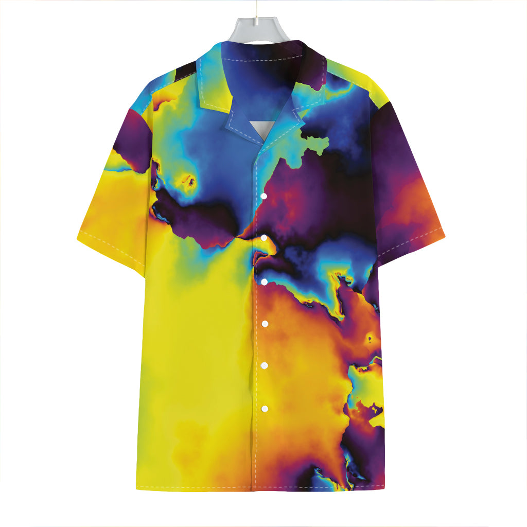 Psychedelic Acid Print Hawaiian Shirt