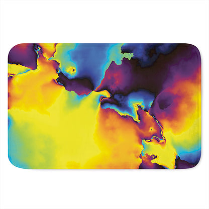 Psychedelic Acid Print Indoor Door Mat