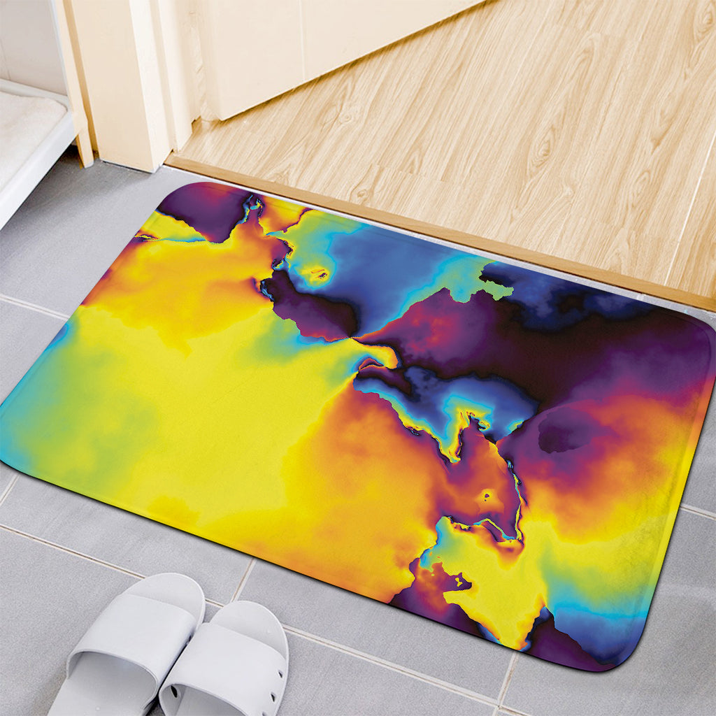 Psychedelic Acid Print Indoor Door Mat