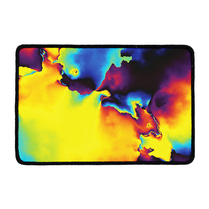 Psychedelic Acid Print Kitchen Mat
