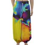 Psychedelic Acid Print Lantern Pants