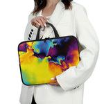 Psychedelic Acid Print Laptop Sleeve With Handle