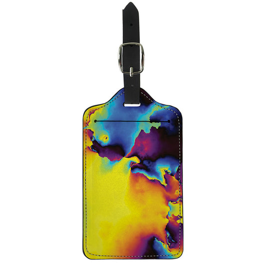 Psychedelic Acid Print Luggage Tag