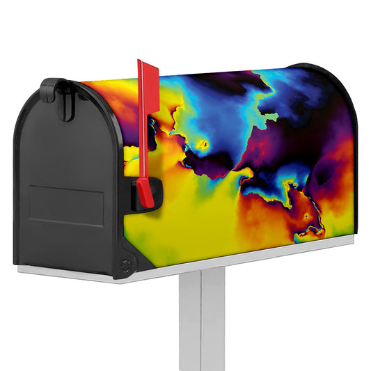 Psychedelic Acid Print Mailbox Cover