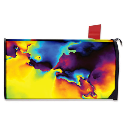 Psychedelic Acid Print Mailbox Cover