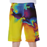 Psychedelic Acid Print Men's Beach Shorts