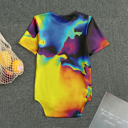 Psychedelic Acid Print Men's Bodysuit