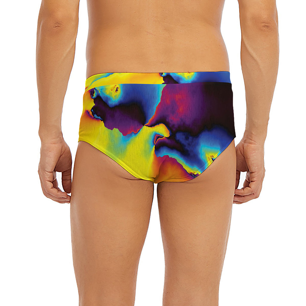 Psychedelic Acid Print Men's Briefs