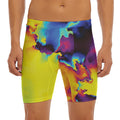 Psychedelic Acid Print Men's Long Boxer Briefs