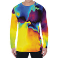 Psychedelic Acid Print Men's Long Sleeve T-Shirt