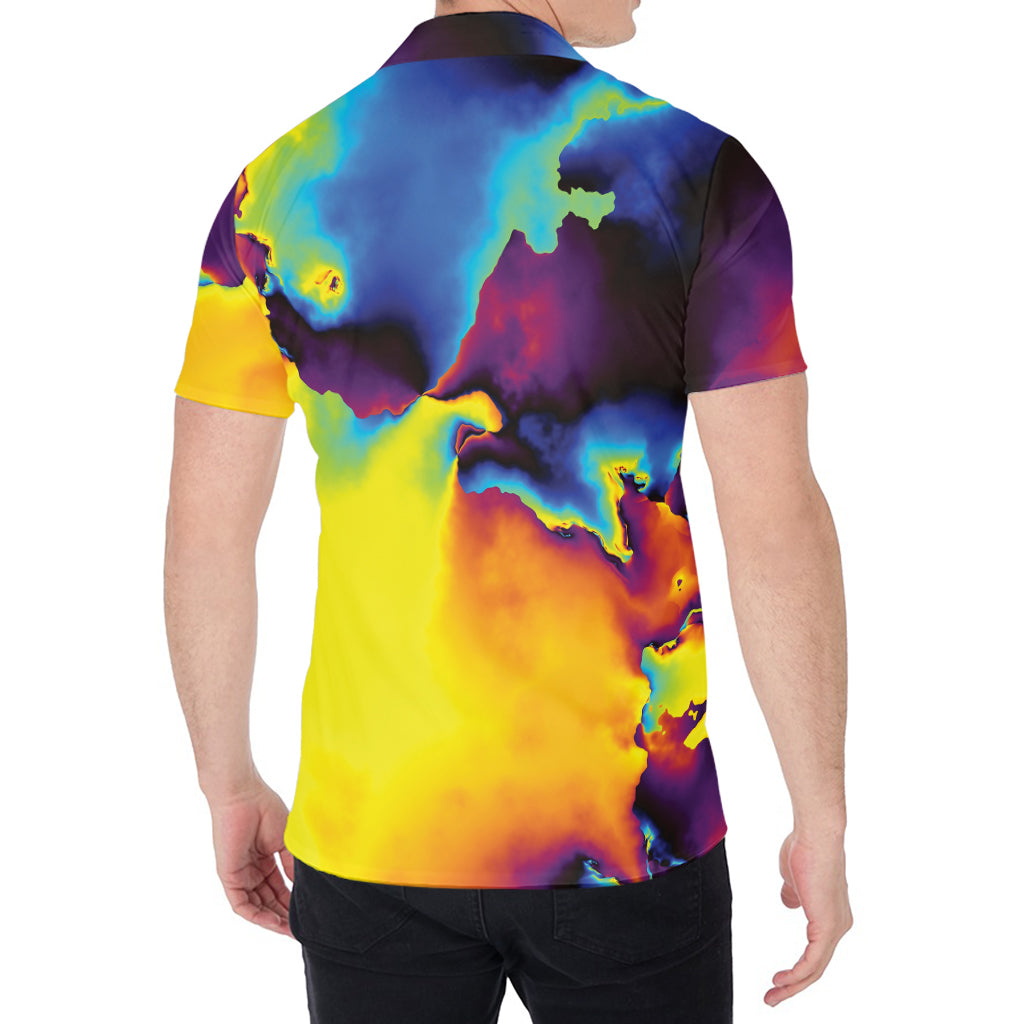 Psychedelic Acid Print Men's Shirt