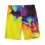Psychedelic Acid Print Men's Sports Shorts
