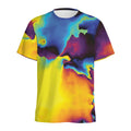 Psychedelic Acid Print Men's Athletic T-Shirt