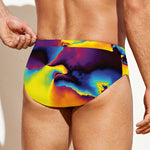 Psychedelic Acid Print Men's Swim Briefs