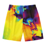 Psychedelic Acid Print Men's Swim Trunks