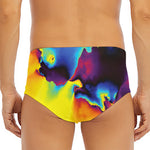 Psychedelic Acid Print Men's Triangle Swim Briefs