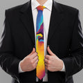 Psychedelic Acid Print Necktie