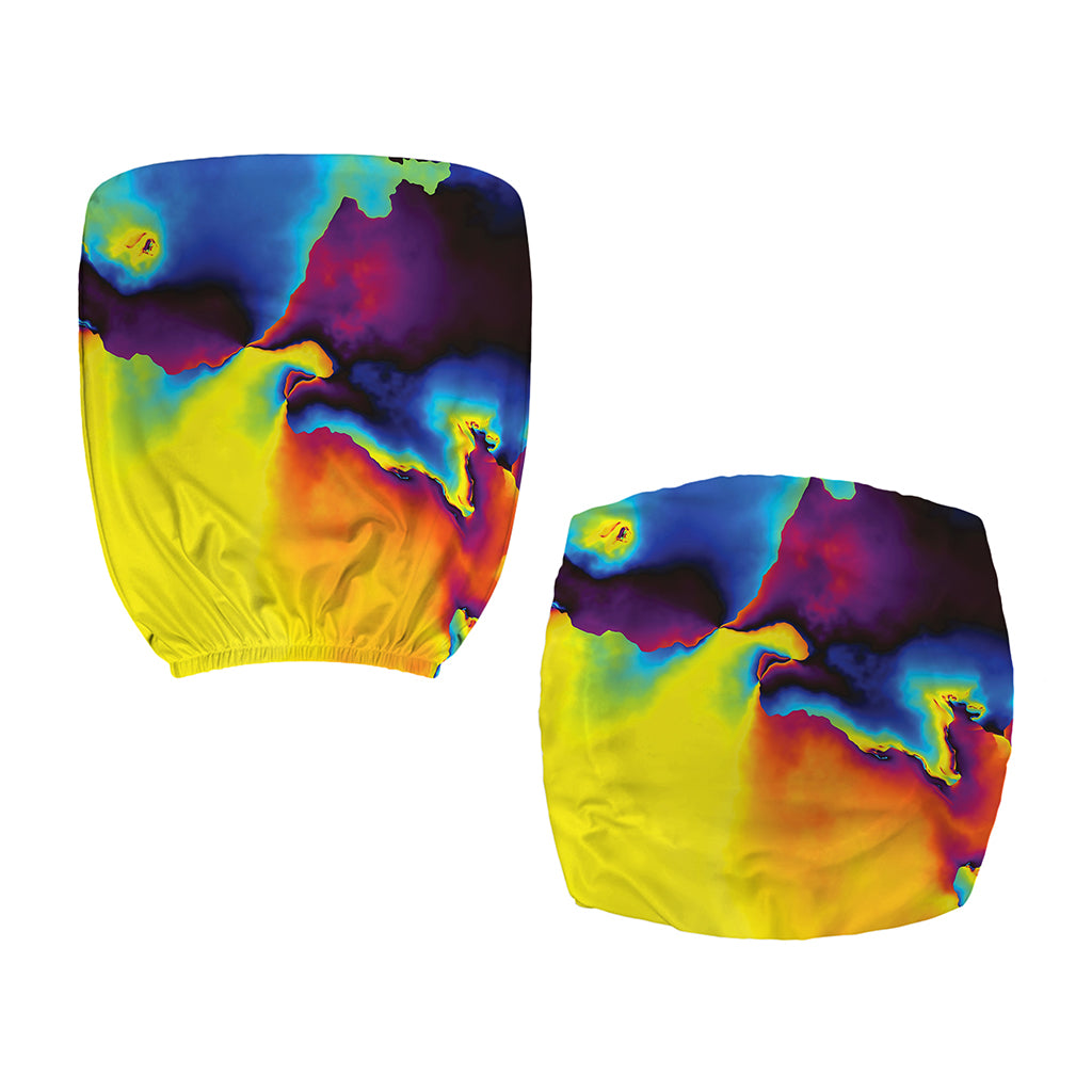 Psychedelic Acid Print Office Chair Cover