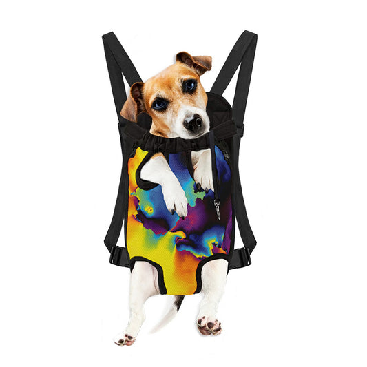 Psychedelic Acid Print Pet Carrier Backpack