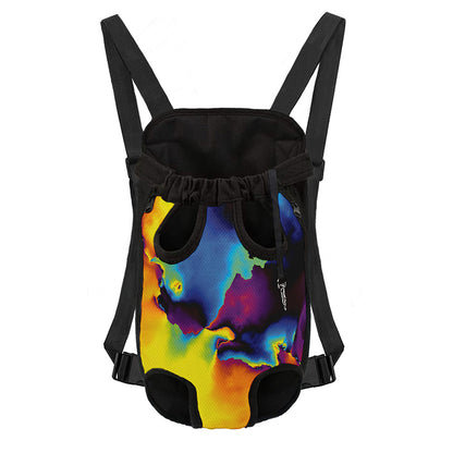 Psychedelic Acid Print Pet Carrier Backpack