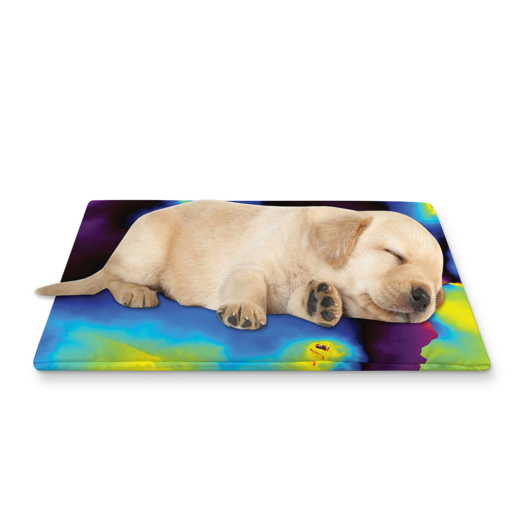 Psychedelic Acid Print Pet Cooling Mat Cover