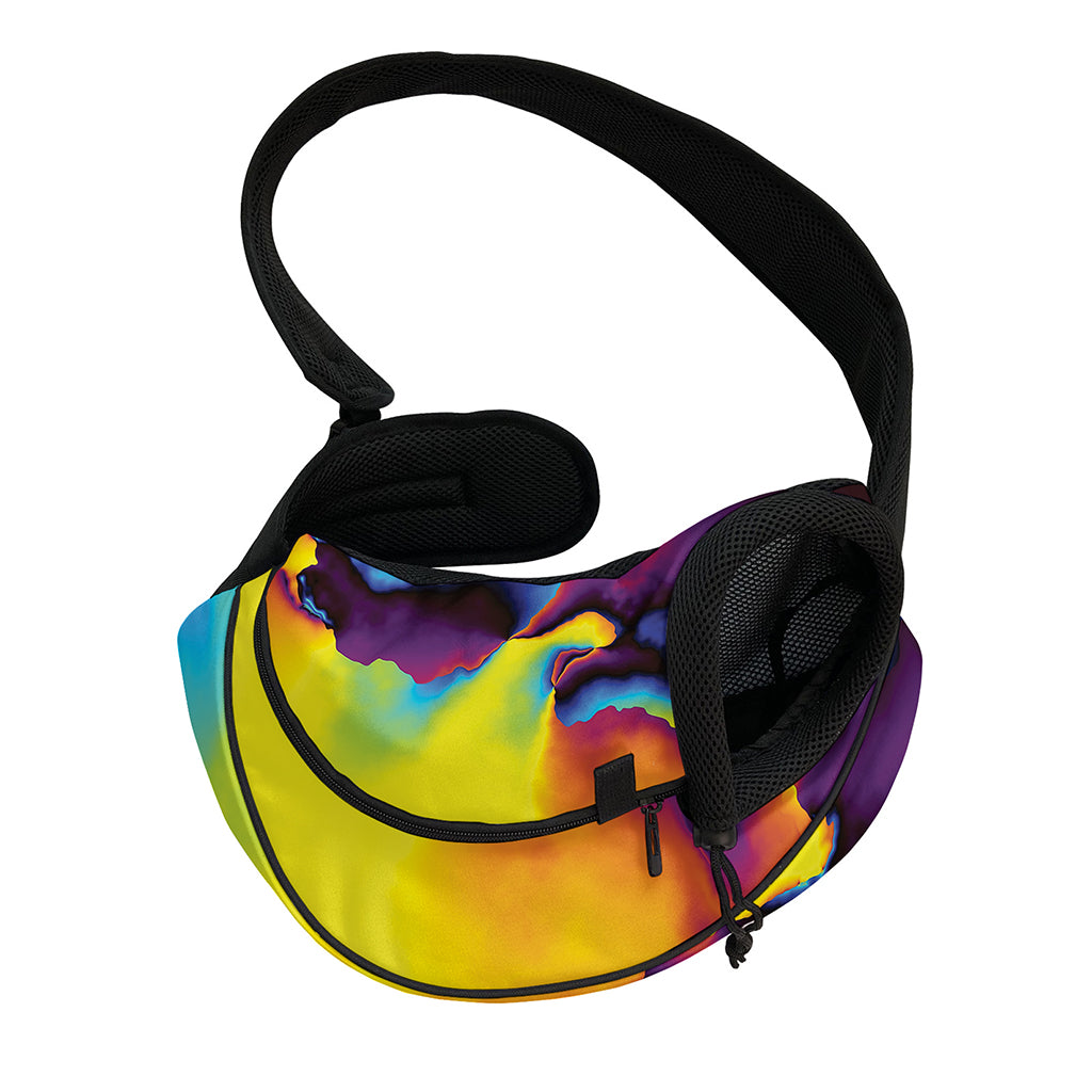 Psychedelic Acid Print Pet Sling Carrier