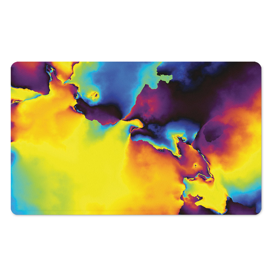 Psychedelic Acid Print Polyester Doormat