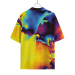 Psychedelic Acid Print Rayon Hawaiian Shirt