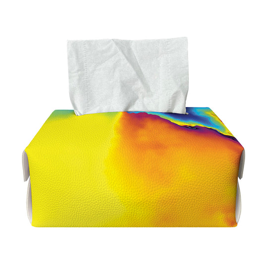 Psychedelic Acid Print Rectangle Tissue Box Cover