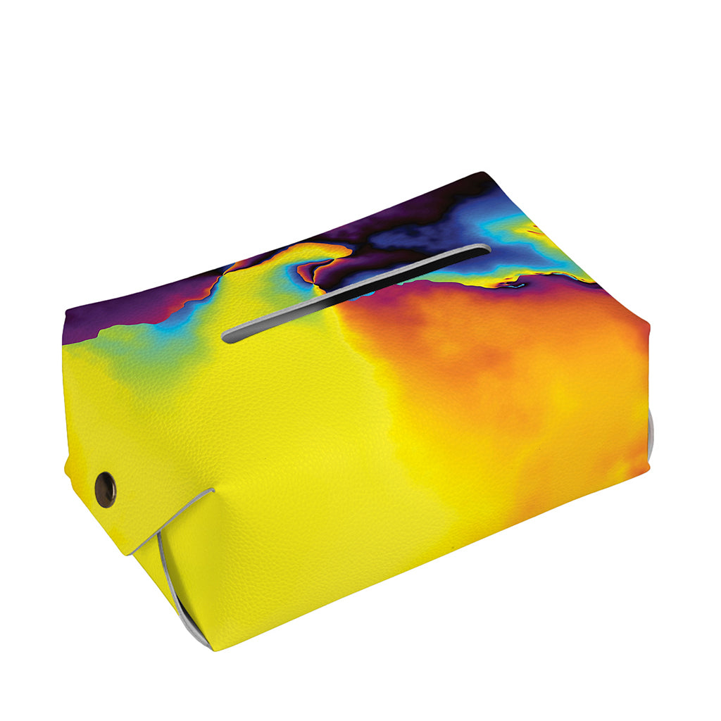 Psychedelic Acid Print Rectangle Tissue Box Cover