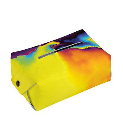 Psychedelic Acid Print Rectangle Tissue Box Cover