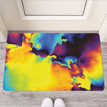 Psychedelic Acid Print Rubber Doormat