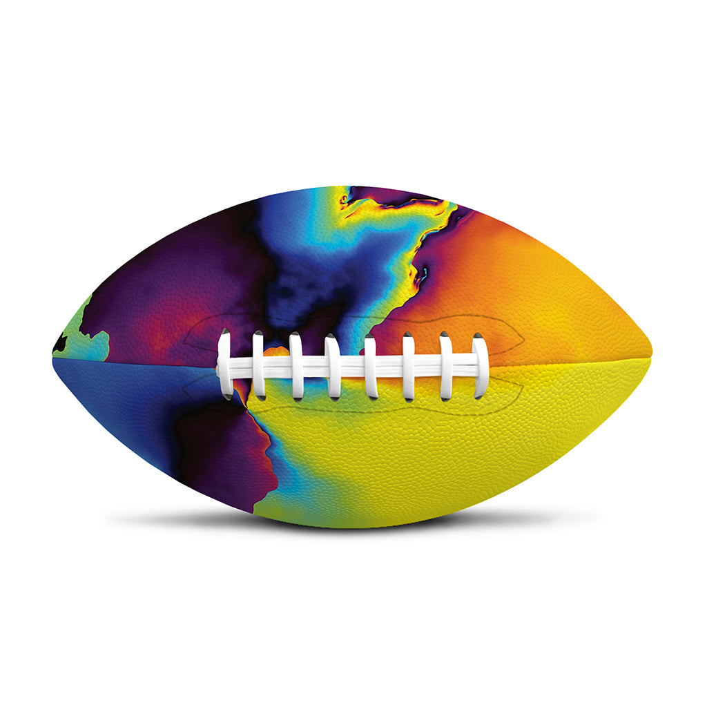 Psychedelic Acid Print Rugby Ball