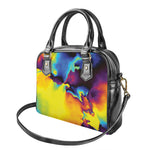 Psychedelic Acid Print Shoulder Handbag
