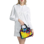Psychedelic Acid Print Shoulder Handbag
